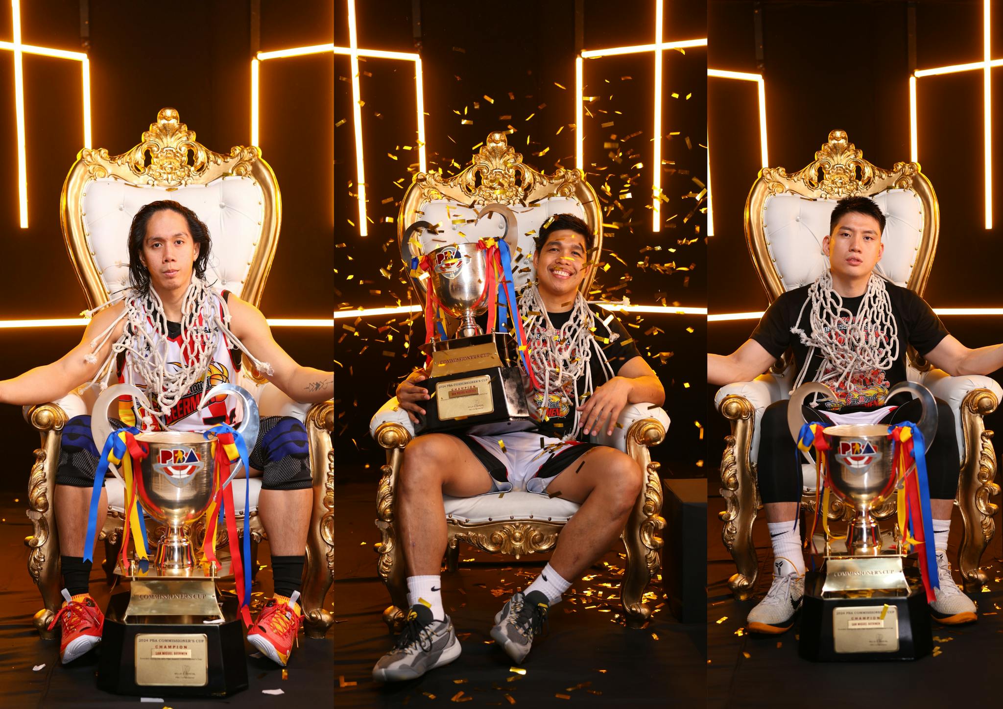 Perstaym: Kyt Jimenez, Don Trollano, Jeron Teng get a taste of the PBA title with San Miguel